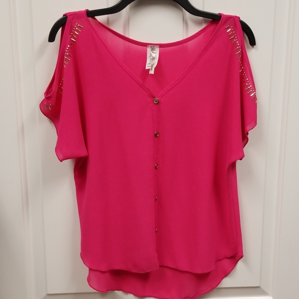 Tovia hot pink top